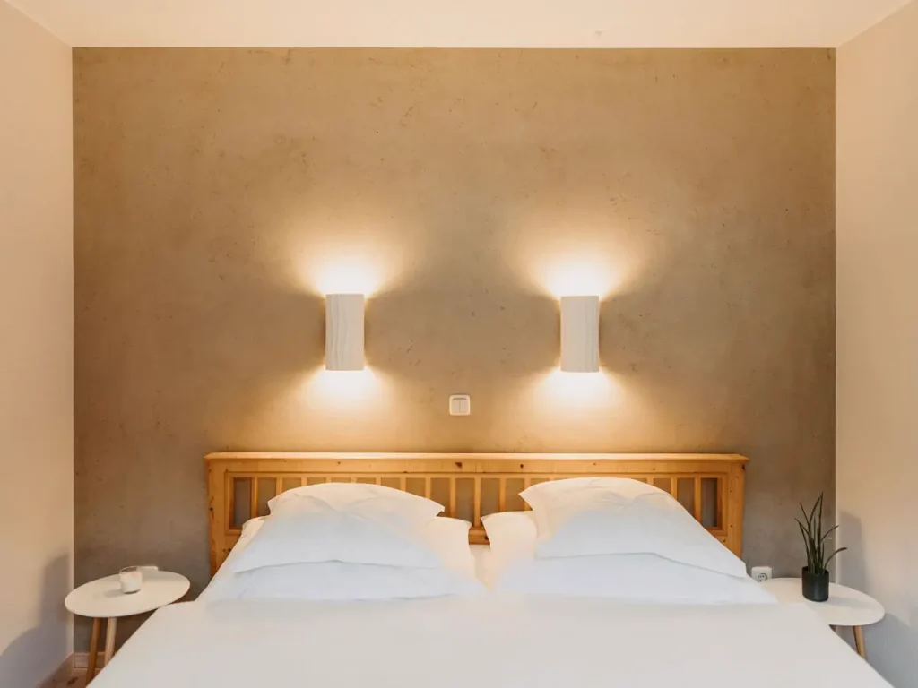 Rosen-Suite Bett im Schlafzimmer