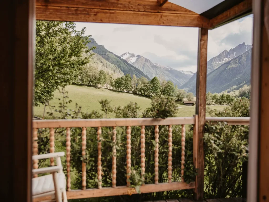 Berglandschaft bei der Bijo Farm